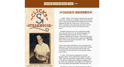 Desktop Screenshot of clickssteakhouse.com